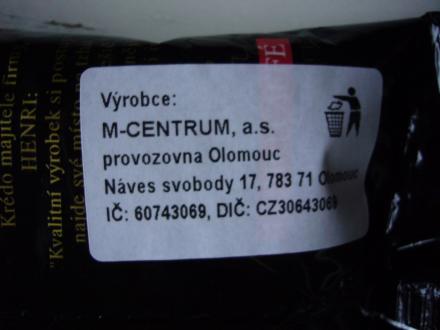 Henri - Caffe Exellent mletá 100g - CZ text